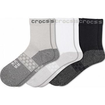 Crocs Adult Quarter Solid 3-Pack Strumpor Herr Olika Färger | Sverige 1654JPQJ